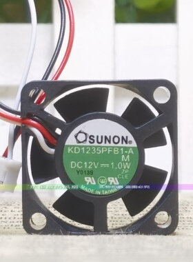 原装SUNON KDE/GM/KD1235PFB/PFV1/2-A/8 3.5CM 12V 微型散热风扇