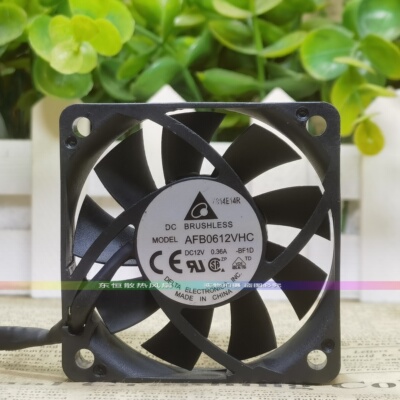 原装台达 6015 12V 0.36A 6CM AFB0612VHC 4线 CPU 机箱 散热风扇