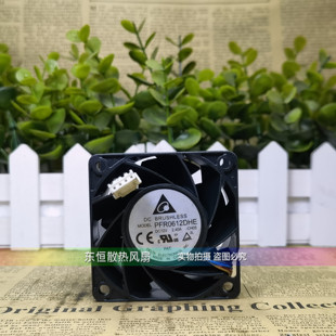 12V 2.40A 暴力 台达 散热风扇 服务器 PFR0612DHE 6CM 原装 6038