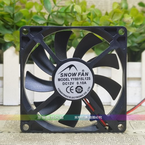 SNOWFAN YY7025/8010/8015/8025H/M/L12S/B 机箱电源散热风扇 12V