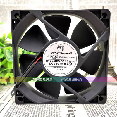 PELKOMOTORS R1225H24BPLB1-7 12025 12cm 24V 0.20A 散热风扇