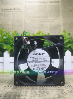原装NMB 9CM 9038 12V 0.60A 3615KL-04W-B59 服务器机箱散热风扇