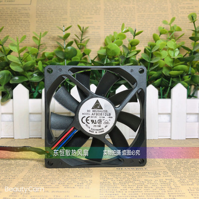 原装台达 AFB0812LB 12V 0.14A 8CM 8015 CPU 机箱 电源 散热风扇