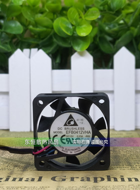 原装台达 DELTA EFB0412VHA 4010 12V 0.23A 4CM 南北桥 散热风扇