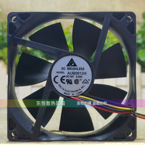全新Delta/台达 AUB0912H 12V 0.30A 9225 9CM 机箱 电源散热风扇