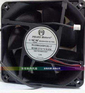 PELKO 12CM12038 24V 0.37A R1238H24BPCB1-7 工控机 变频器风扇