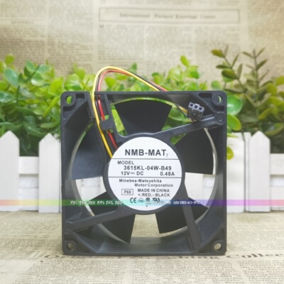 原装NMB 9CM 9038 12V 0.48A 3615KL-04W-B49 服务器机箱散热风扇
