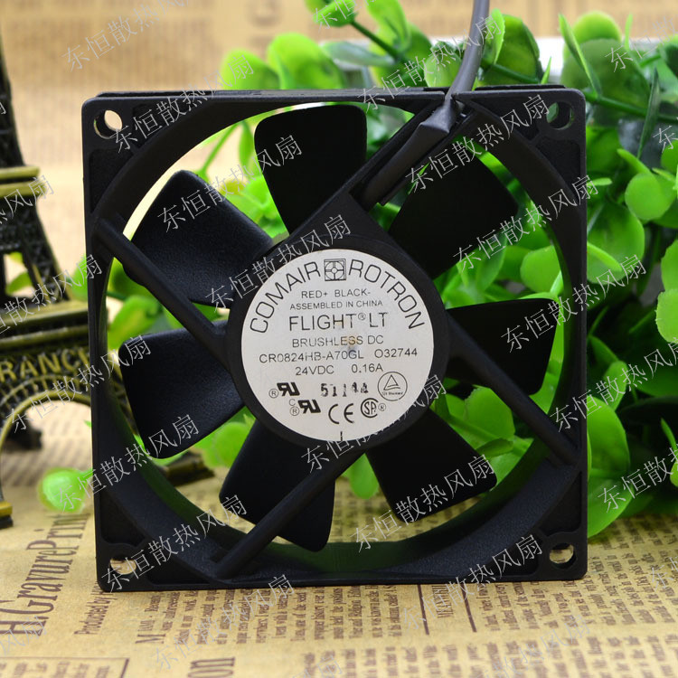 原装康姆罗顿 CR0824HB-A70GL 0.16A 8025 8CM 变频器散热风扇24V