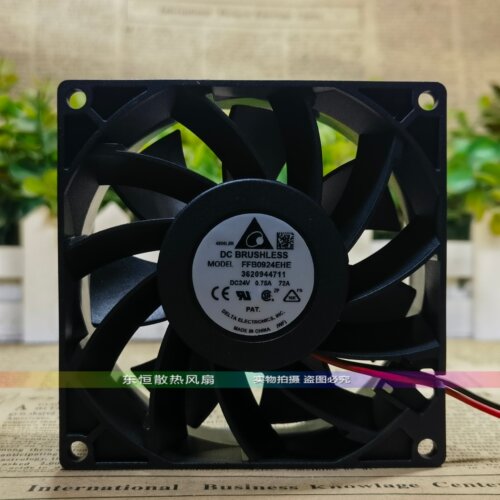 台达 FFB0924EHE 9238 9cm 0.75A 24V acs510 ABB变频器 散热风扇