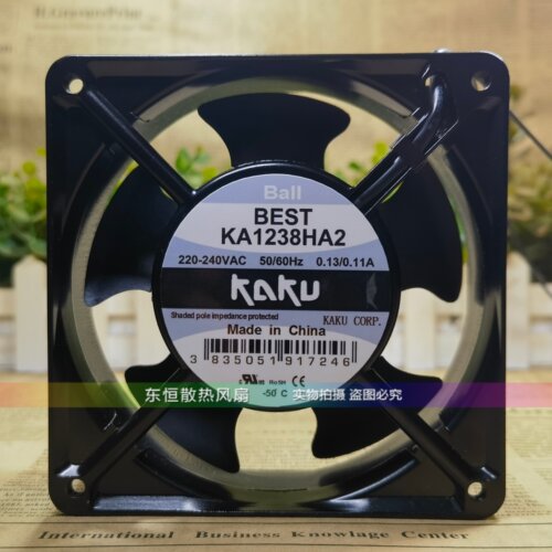 KAKU卡固 KA1238HA2  220V 0.13A 12038 12cm 轴流风机 散热风扇