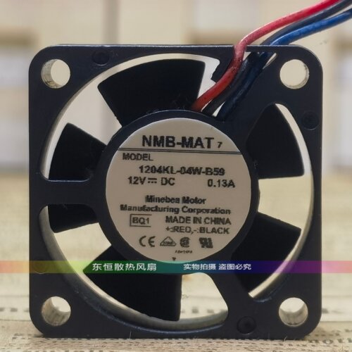 美蓓亚NMB 1204KL-04W-B59 3010 0.12A 3CM安川变频器散热风扇12V
