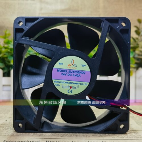 全新三巨 12038 12CM SJ1238HD2 24V 0.40A 机箱 变频器 散热风扇