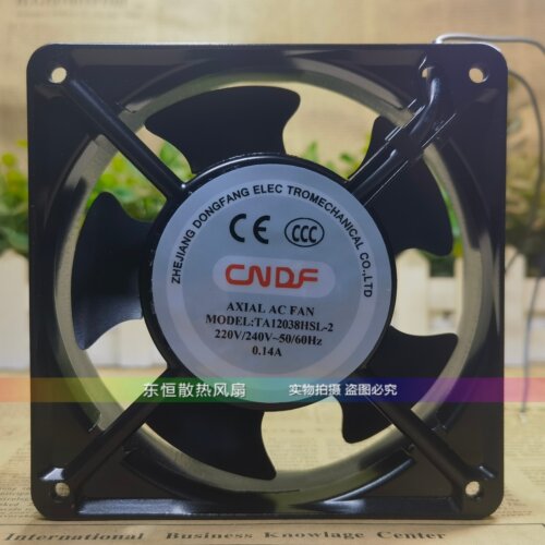 全新CNDF TA12038HSL-2 220V 12CM 12038 机柜 散热风扇 轴流风机