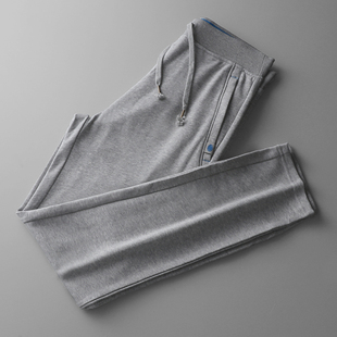 男2021夏季 休闲长裤 直筒宽松裤 纯色百搭大码 子拉链口袋男裤 运动裤