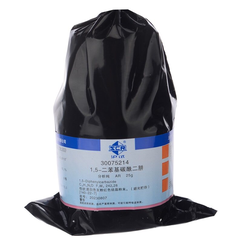 1,5-二苯基碳酰二肼分析纯ar 25g 140-22-7 二苯氨基脲 含增票