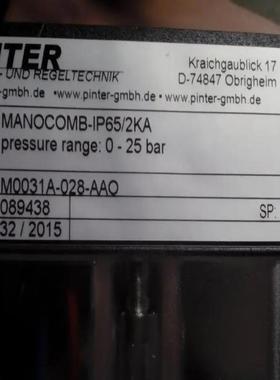 PINTER M0031A-026-AAO 0-10BARM0031A-030-AAO 0-60bar压力询价