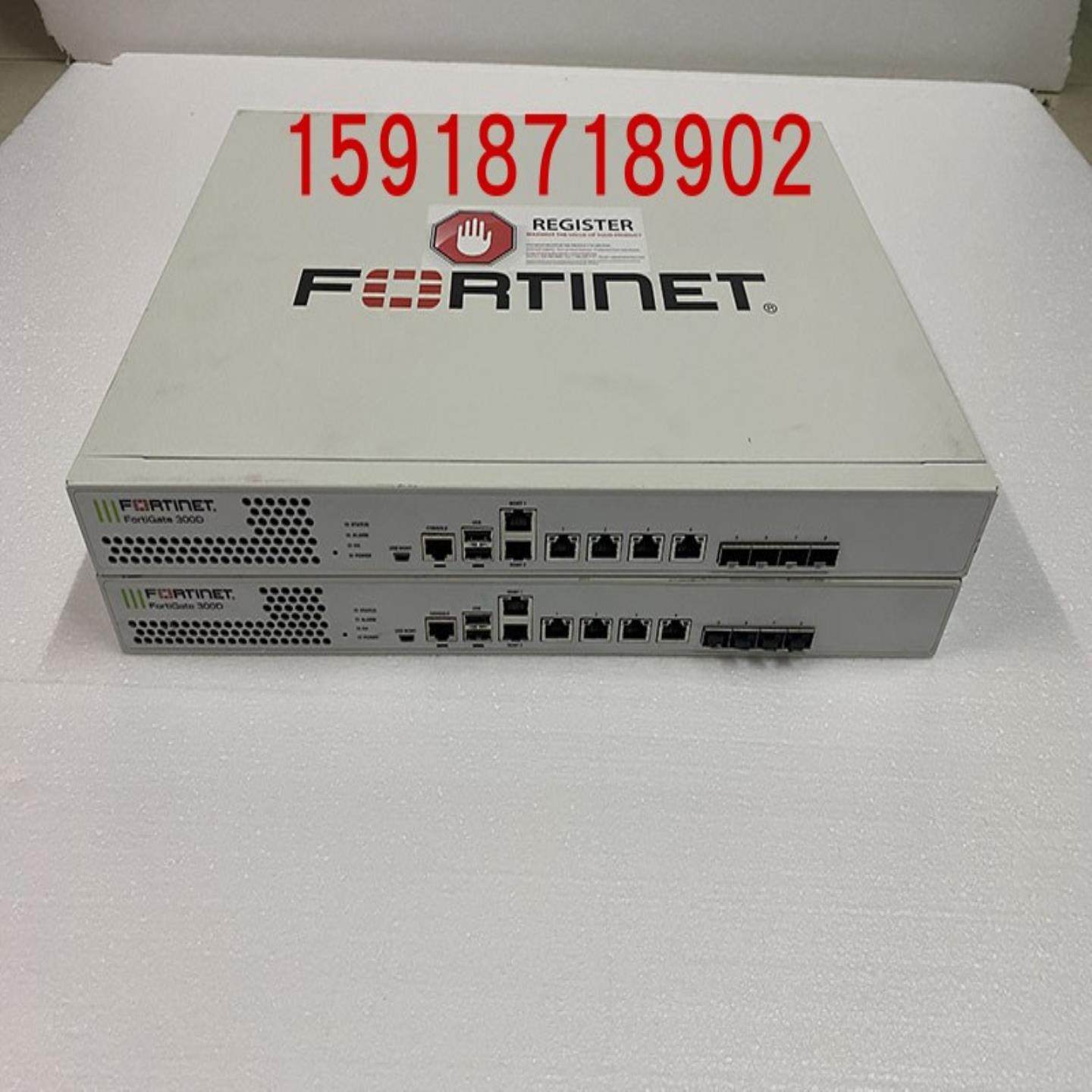 飞塔Fortinet FG-300D 4口 SFP UTM 硬件企业级防火墙 测试询价
