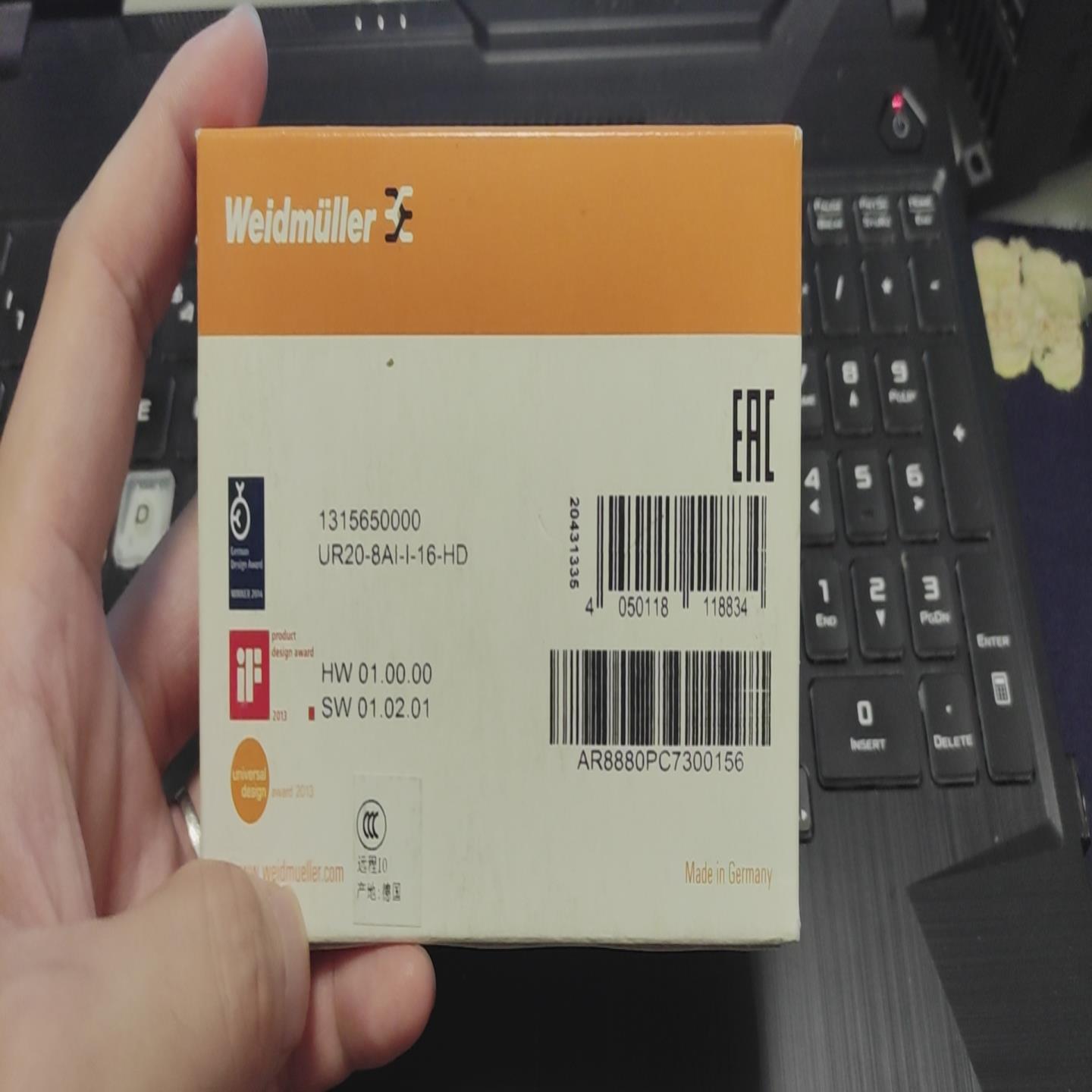 全新2020年魏德米勒 UR20-8AI-I-16-HD 八路模拟量输入131565询价