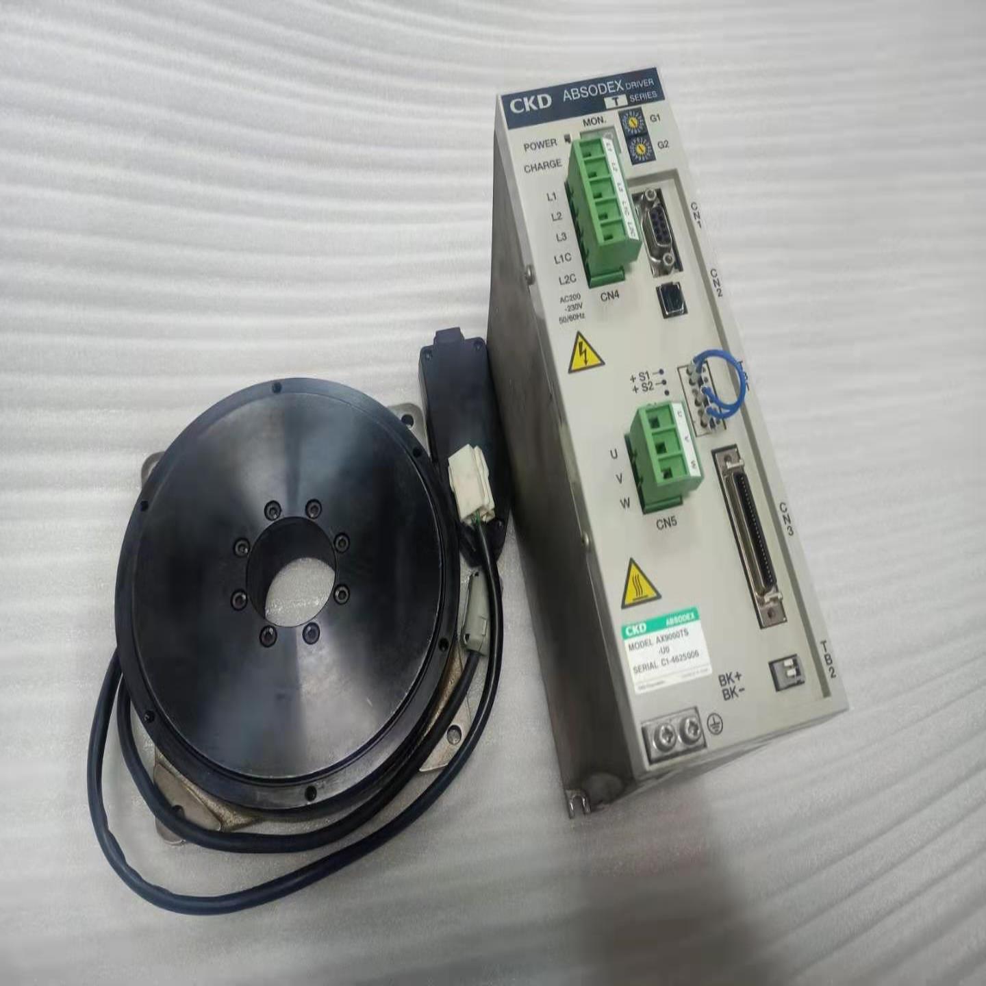 原装CKD拆机AX4009TS-DM04U0圆盘电机 伺服驱动器AX9000TS-U0询价