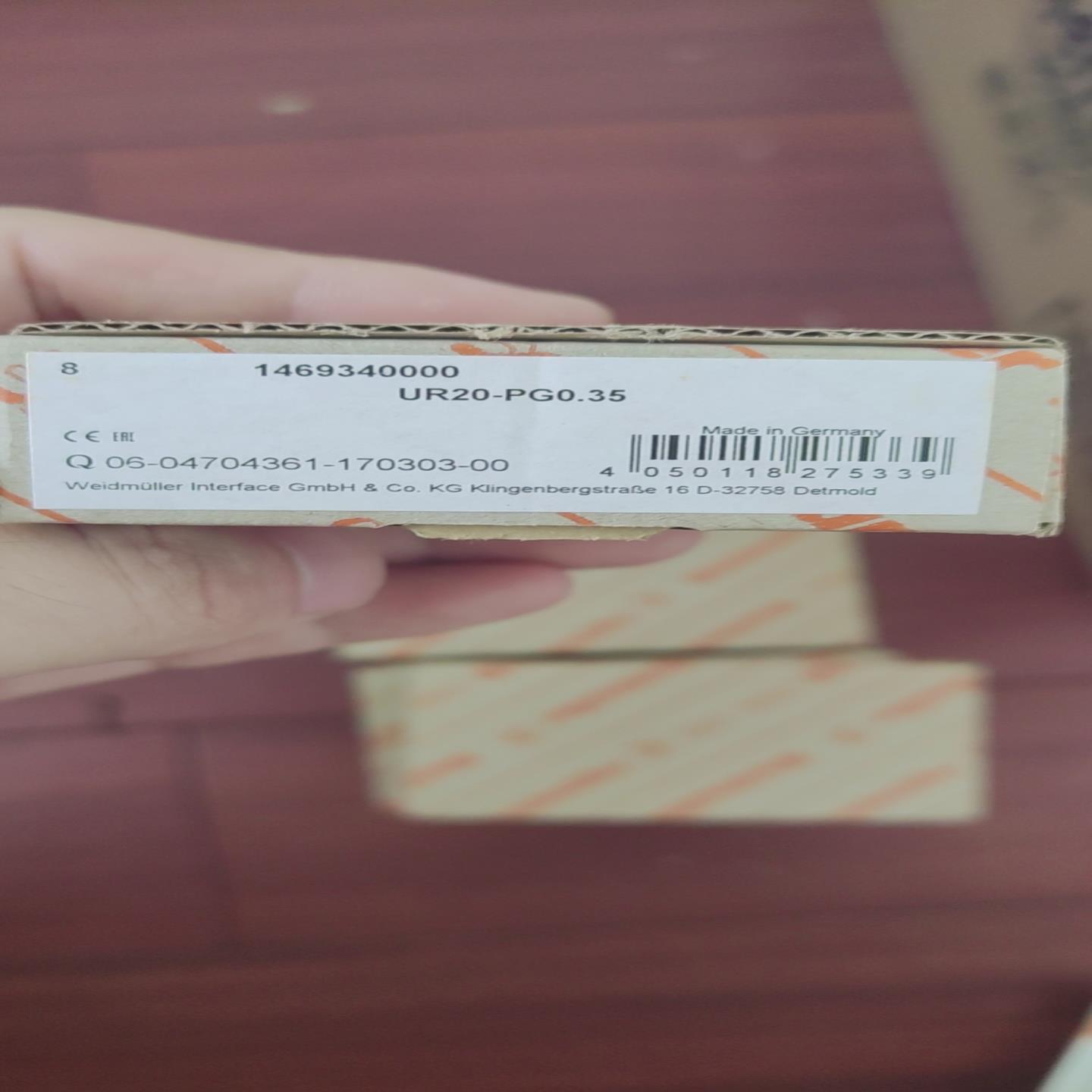 魏德米勒 UR20 8AI 端子 UR20-PG035 1469340000 可用于UR20询价