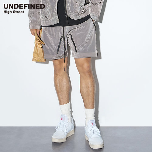 undefined五分美式金属光泽短裤