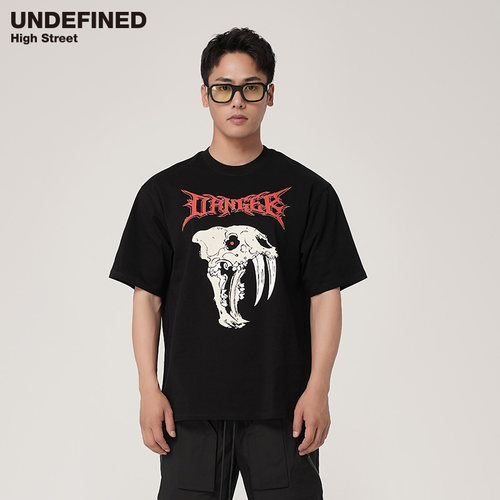 undefined短袖摇滚印花潮牌T恤