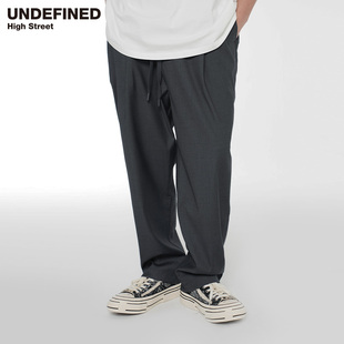 长裤 NO.9.OFFICE出品春款 80s复古风阔腿抗皱垂感面料宽松潮牌西裤