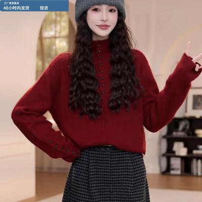 半高领软糯打底毛衣女款秋冬季2025新款爆款可外穿内搭针织衫上衣