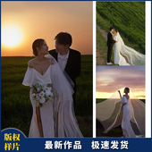 夜景情侣婚纱照样片2022影楼新样片放大工作室婚纱照客片h615