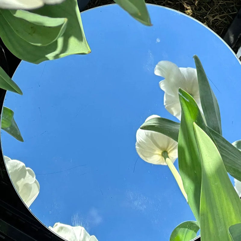 小红书同款外景拍摄道具化妆镜耐摔不碎亚克力软镜子倒影反光板