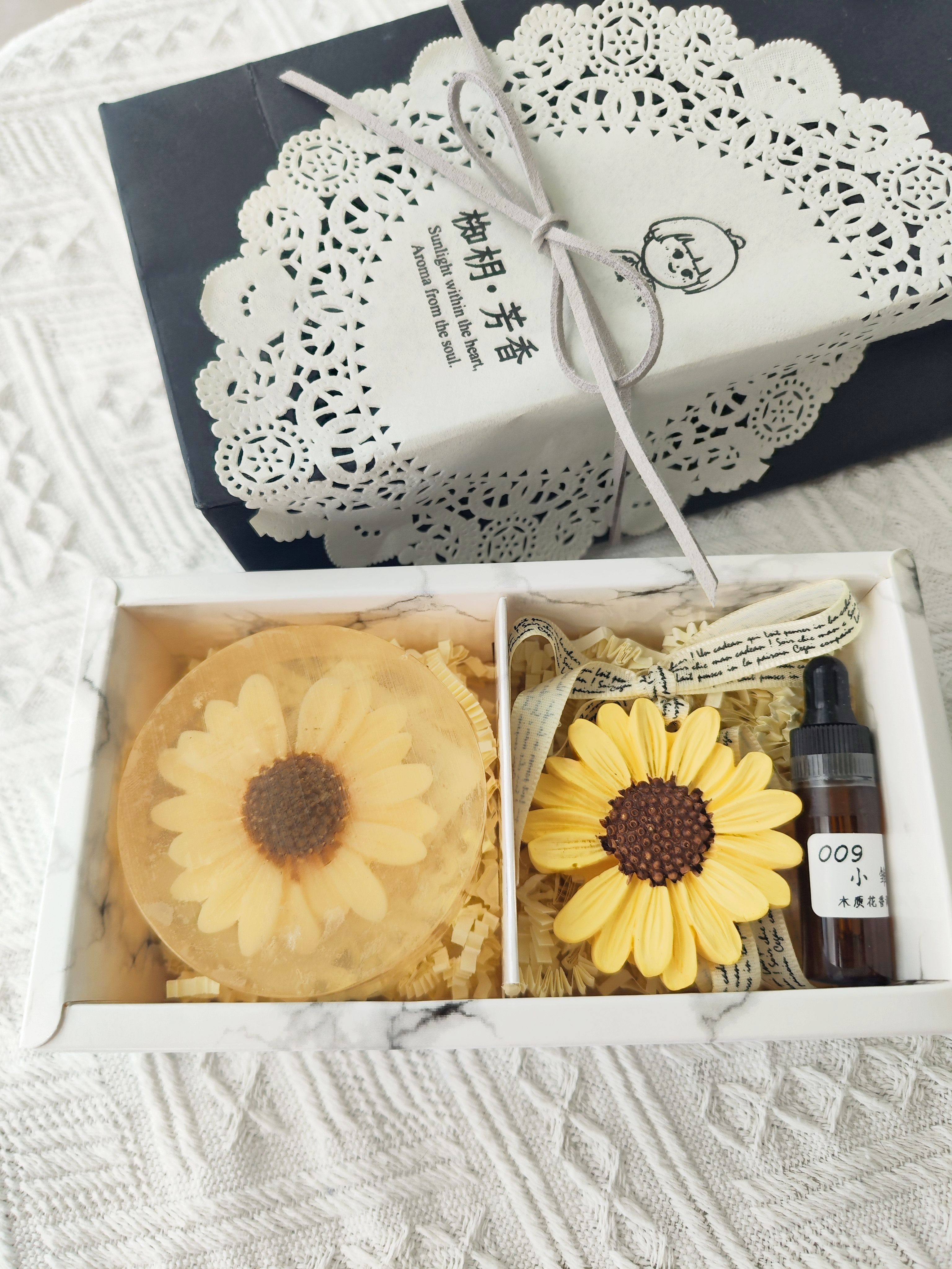 小雏菊精油皂香薰精油礼盒教师节母亲节礼物伴手礼生日礼婚礼伴手