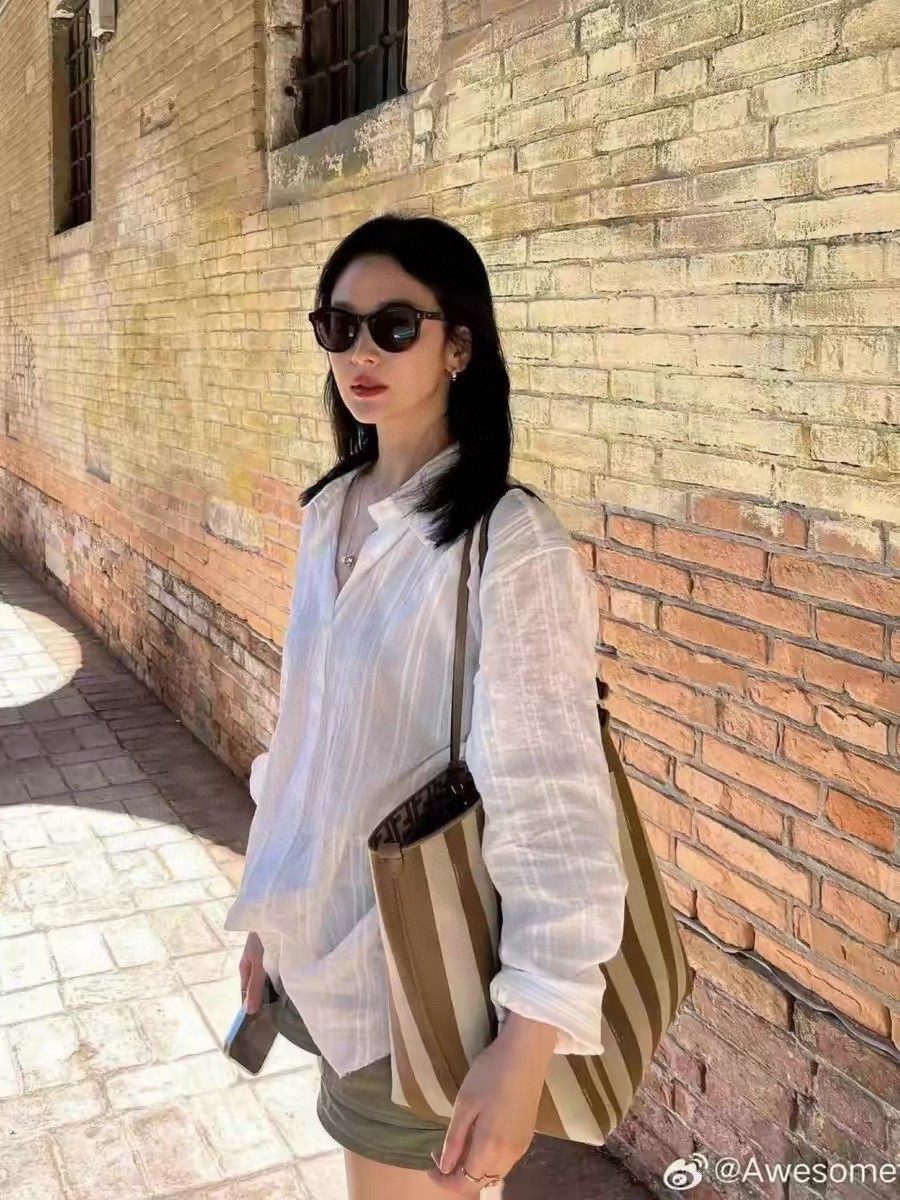 宋慧乔明星同款法式长袖防晒衬衫女夏季小个子薄款设计感上衣