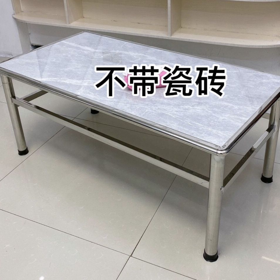 不锈钢桌子架四方形地板