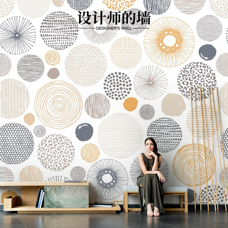 2025新款小清新卧室墙布电视背景墙壁纸高级感背景布3d立体壁纸