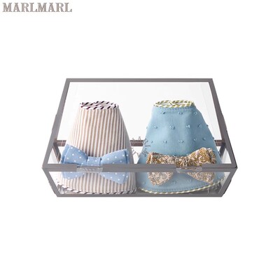 MARLMARL新生儿礼盒口水巾满月礼宝宝新生见面礼男宝礼盒两件装
