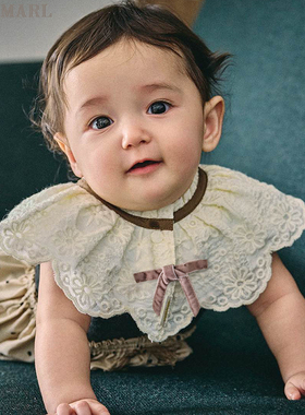 MARLMARL男女宝新年口水巾婴儿围兜宝宝新生儿周岁新年礼物dolce