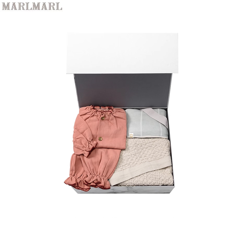 MARLMARL婴儿家居服浴巾毛毯礼盒宝宝出生礼新生满月可定制礼物