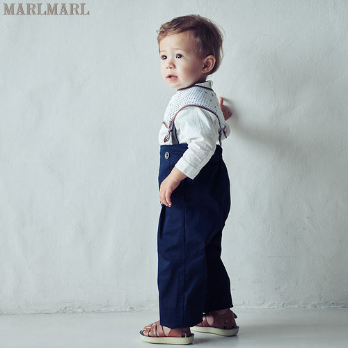 MARLMARL雅典蓝西装裤男宝女宝