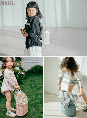 MARLMARL儿童户外沙滩包宝宝分层式旅行收纳游泳包jellyfish