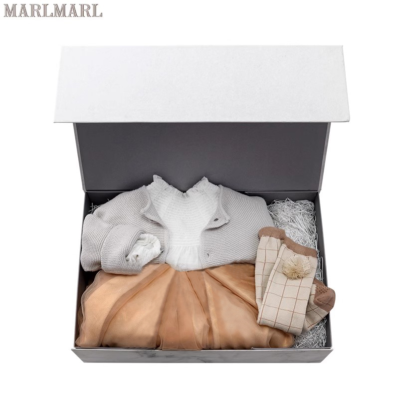 marlmarl女宝纱纱裙4件针织衫
