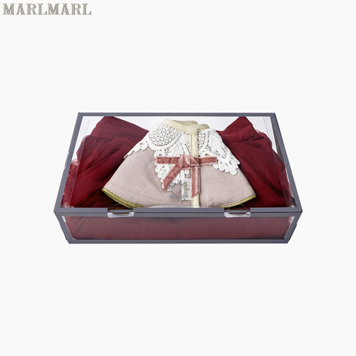 MARLMARL婴儿衣服礼盒新生儿口水巾tutu裙满月周岁礼物女宝套装