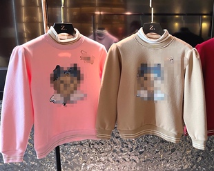 春秋冬包邮断码女童装中高领女宝宝加绒保暖上衣套头衫奥粒绒卫衣