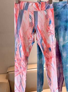 包邮春季夏天薄款长裤子女童瑜伽裤女宝粉色弹力裤百搭松紧打底裤