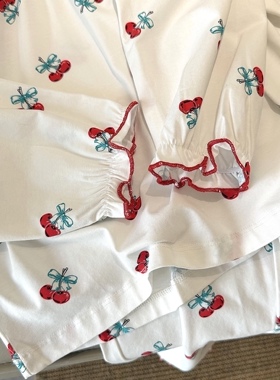 包邮女宝内衣打底2件套装卡通满印白色5-14岁女孩子春秋莫代尔n皮