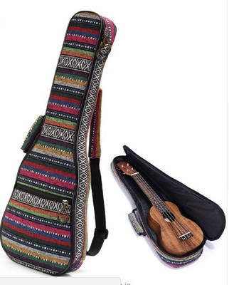 Portable Guitar Gig Bag Ukulele Case Box Ukelele Backpack