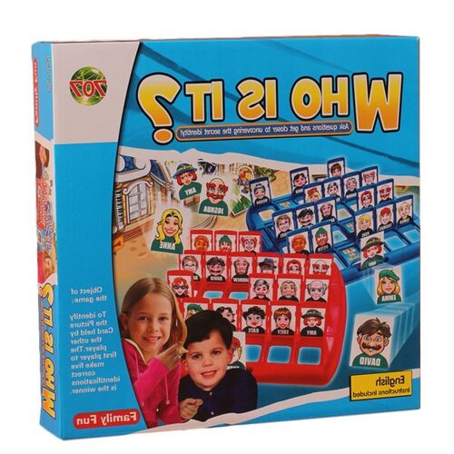 logical reasoning children's desktop game, guess who he is,