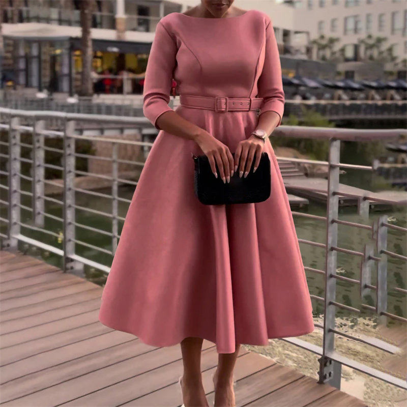 women dinner party dresses ladies gown skirt气质宴会礼服女裙
