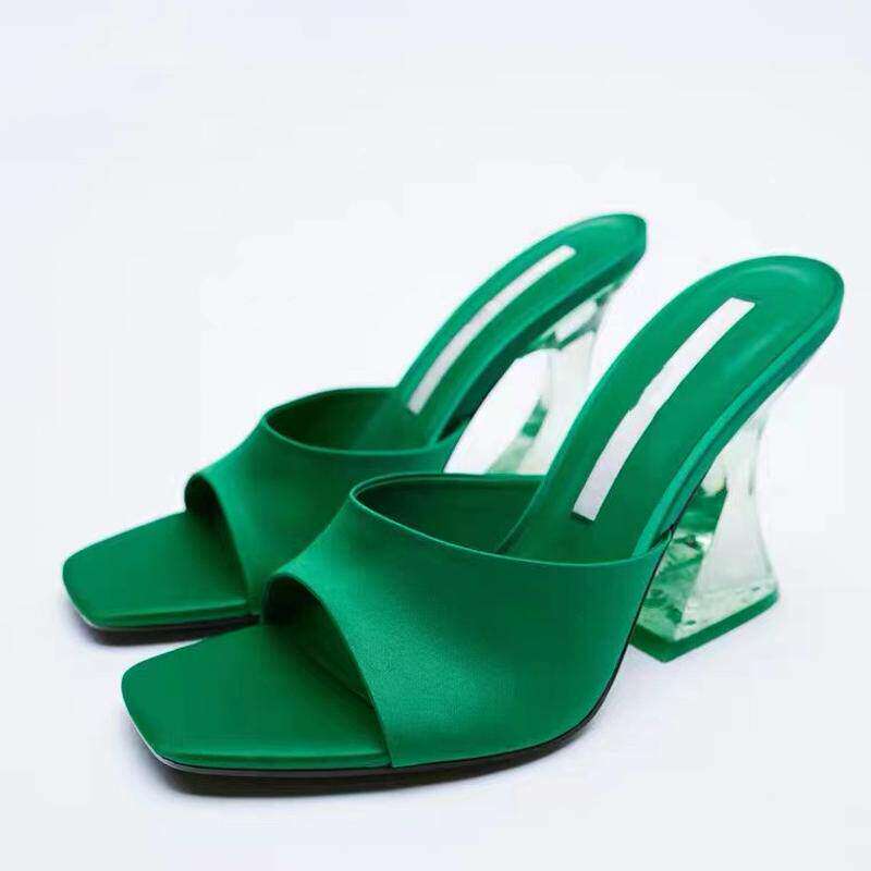New Transparent High Heels Casual High Heels Sandals