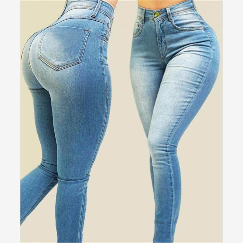 女牛仔裤 джинсы жен штаны women shaping jeans