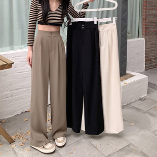 casual pants ladies 2023 long loose spring trousers女 women